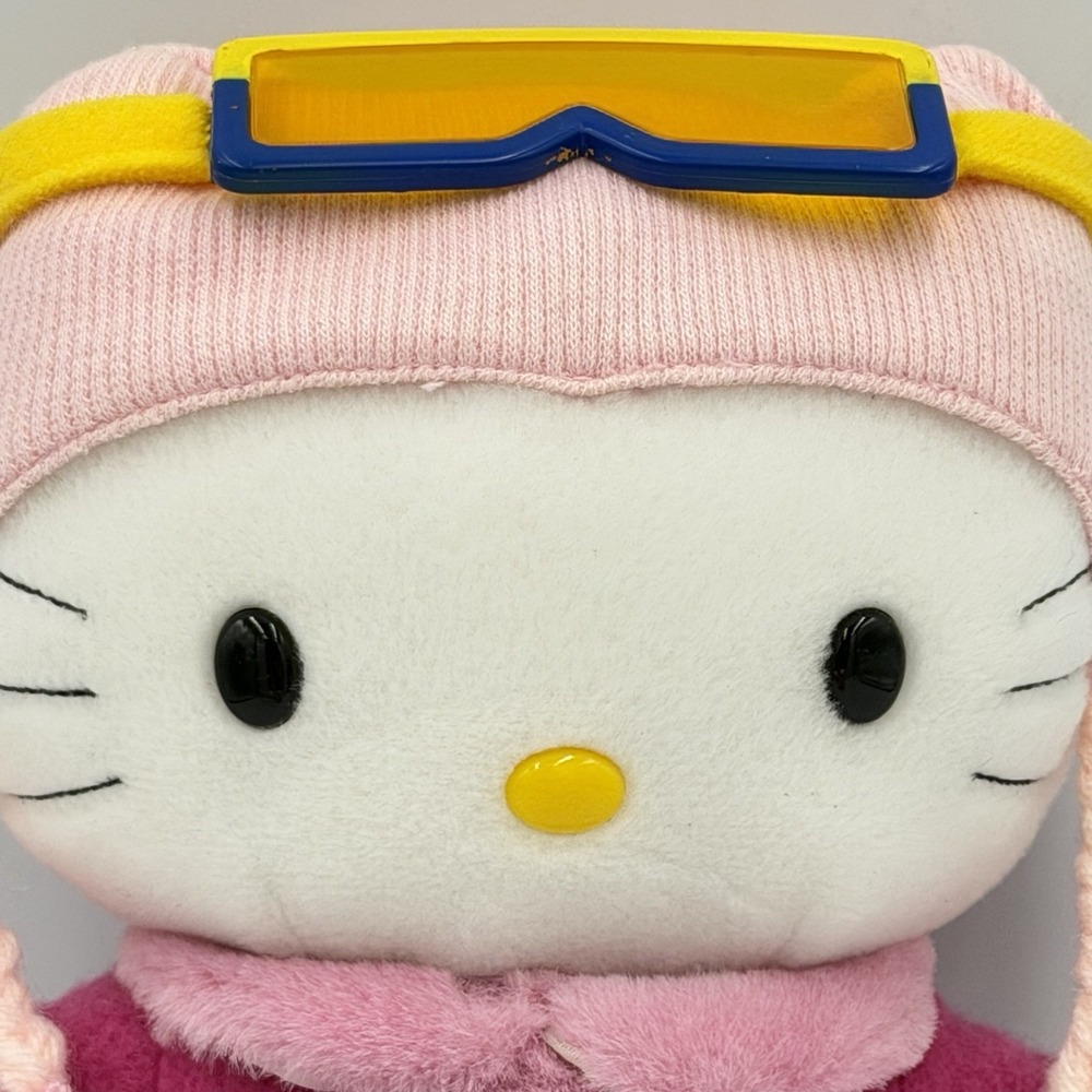 SANRIO Smiles Hello Kitty PLUSH SNOWBOARD VINTAGE 2000 Y2K 11" Doll - Picture 2 of 8